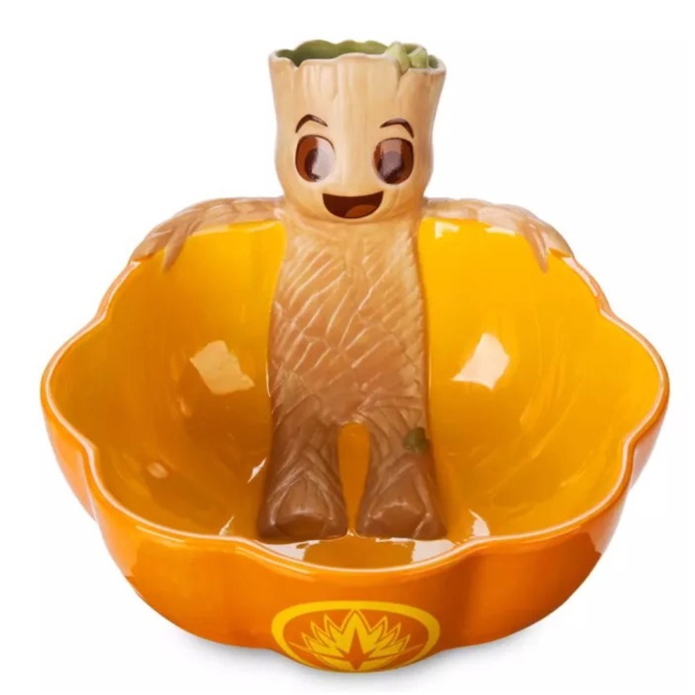 Disney Marvel Gardians of the Galaxy Groot Pumpkin Bowl Thanksgiving Halloween